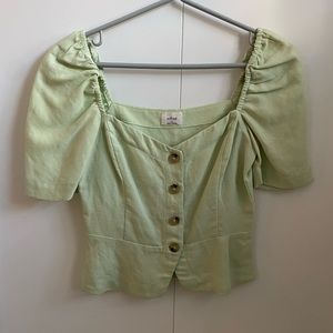 Green Wilfred top